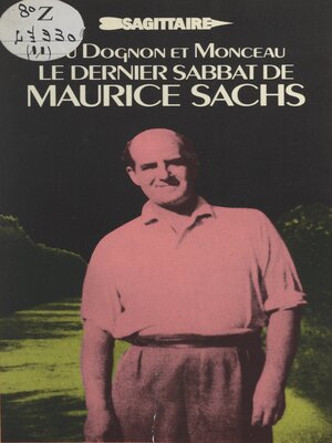 cover image of Le dernier sabbat de Maurice Sachs